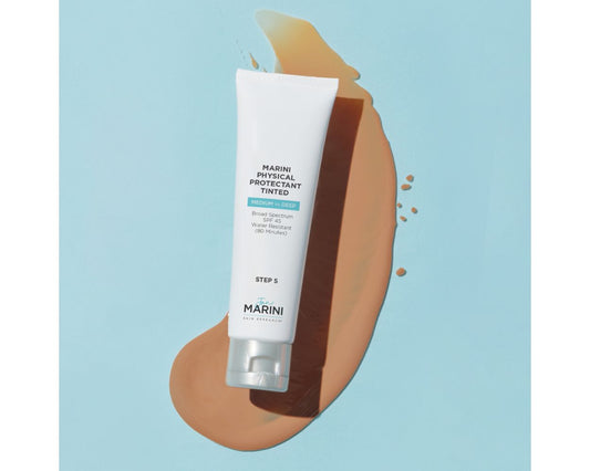 Skip to the end of the images gallery Skip to the beginning of the images gallery Marini Physical Protectant Tinted SPF 45 Medium to Deep